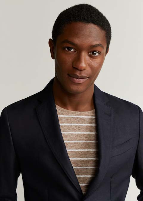 Model Hamid Onifade for MANGO Man Spring 2020 - Fashionably Male