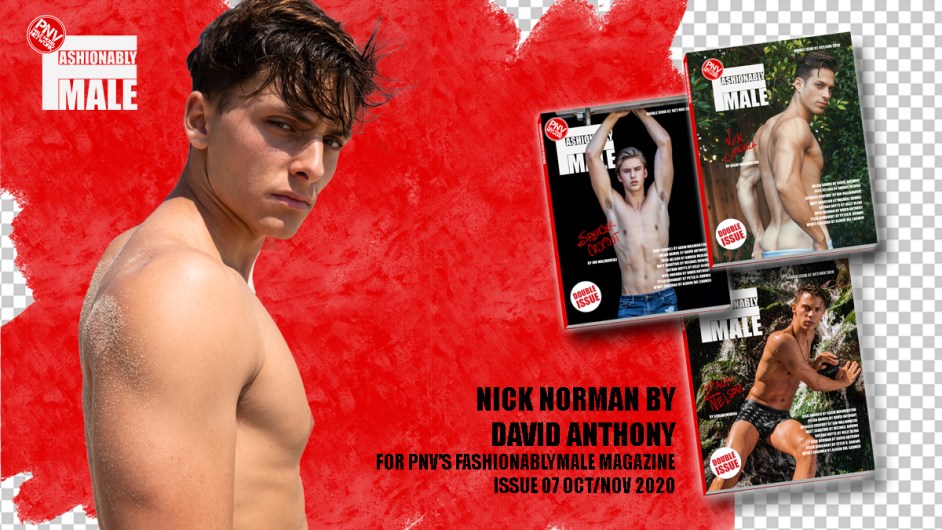 Nick Norman for PnVFashionablymale Magazine Issue 07 cover
