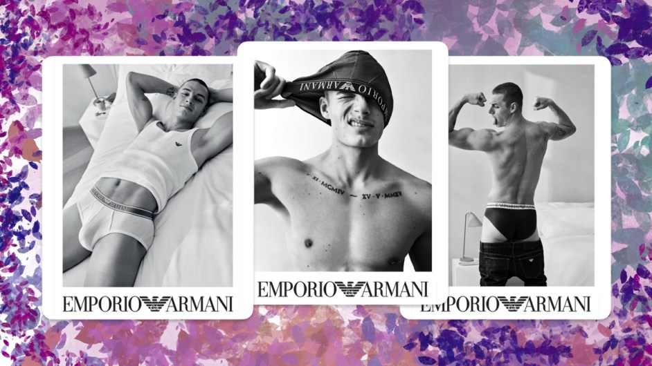Emporio Armani unveiled Underwear Spring/Summer 2023 Campaign