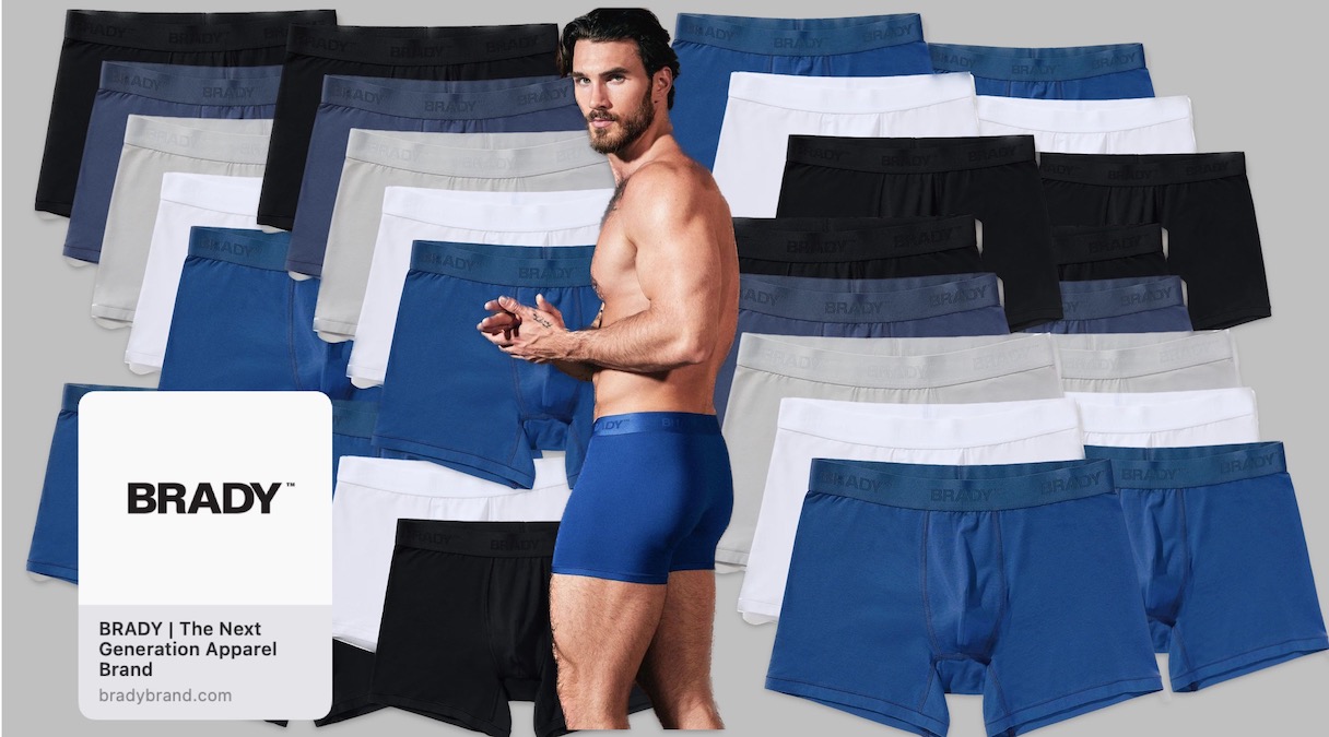 Unveiling the Sensational: Michael Yerger Steams Up the New BRADY Underwear  Campaign - Fashionably Male