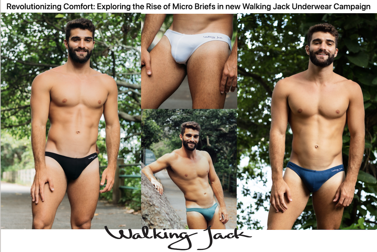 Men and Underwear on X: The Walking Jack Micro Briefs have been one of the  most popular and sought-after designs in the world of men's underwear. With  their sleek and sexy design